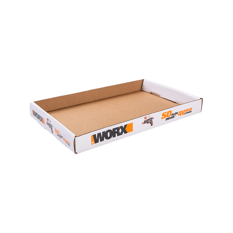 Portable Cardboard Pdq Counter Display Box Tray