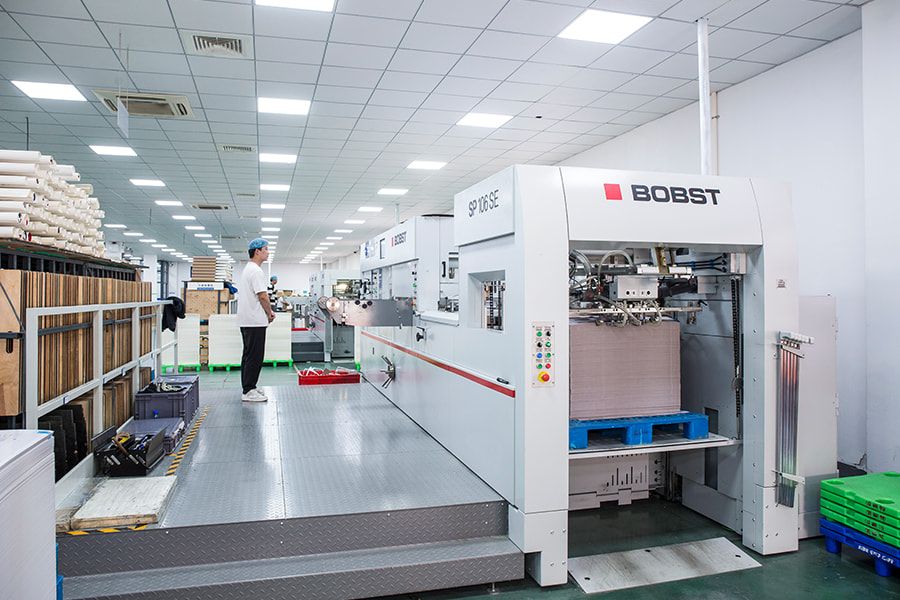 BOBST Die Cutting Machine Scene